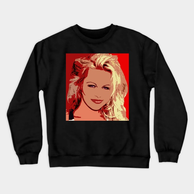 pamela anderson Crewneck Sweatshirt by oryan80